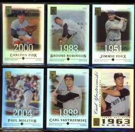 TOPPS TRIBUTES LOT OF 6