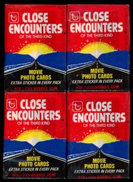 1978 TOPPS CLOSE ENCOUNTER OF THE THIRD KIND WAX PACKS (4)