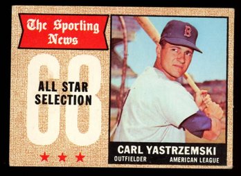 1968 Topps Carl Yastrzemski All-Star