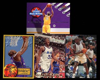 SHAQUILLE O'NEAL LOT OF 4