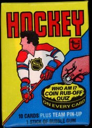 1980 Topps Hockey Wax Pack Factory Sealed