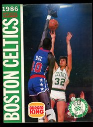 BOSTON CELTICS 1986 CALENDAR