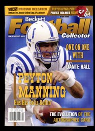 BECKETT FOOTBALL MAGAZINE 2003 PEYTON MANNING COVER