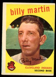 1959 TOPPS BASEBALL BILLY MARTIN