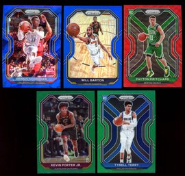 2020 PRIZM BASKETBALL VARIATION AND #'D LOT OF 5