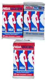 1990 NBA Hoops Basketball Packs Lot Of 3