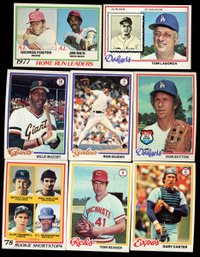 1978 Topps Baseball Lot Of 8