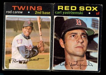 1971 TOPPS CAREW & YASTRZEMSKI