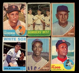 1960'S TOPPS BASEBALL LOT OF 6