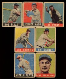 1948 Leaf Baseball Lot Of 7
