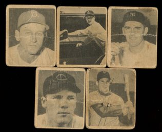 1948 Bowman Baseball Lot Of 5