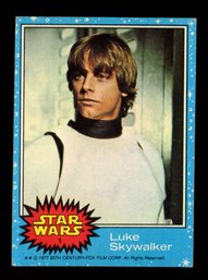 1977 TOPPS STAR WARS Luke Skywalker Rookie Cards