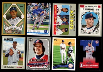 TOPPS BASEBALL LOT WITH NUMBERED CARDS
