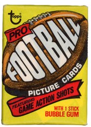 1977 Topps Football Pack Factory Sealed