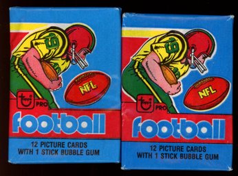 1979 TOPPS FOOTBALL WAX PACKS (2) Factory Sealed