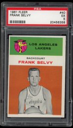 1961 FLEER BASKETBALL #40 FRANK SELVY PSA 5