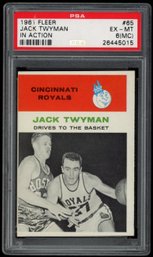 1961 FLEER BASKETBALL #65 JACK TWYMAN IA PSA 2.5