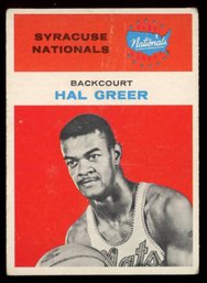 1961 FLEER BASKETBALL #16 HAL GREER ROOKIE