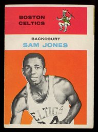 1961 FLEER BASKETBALL #23 SAM JONES ROOKIE