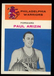 1961 FLEER BASKETBALL #2 PAUL ARIZIN