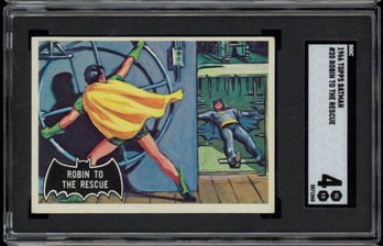 1966 TOPPS BATMAN #20 ROBIN TO THE RESCUE SGC 4