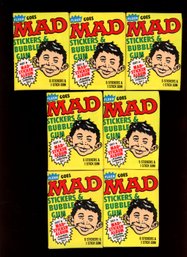 1983 Fleer MAD Trading Card Packs (7)