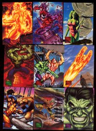 1995 Marvel Masterpiece Lot Of 9