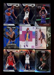 NBA ROOKIE CARD LOT OF 9 WITH VARIATIONS & #'D