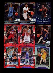 NBA ROOKIE CARD LOT OF 9 WITH VARIATIONS
