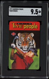 1997 Cardwon Promo Tiger Woods Rookie Card Taiwan SGC 9.5 RARE ~ LOW POP