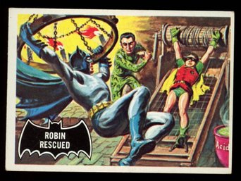 1966 Topps Batman #38 Robin Rescued