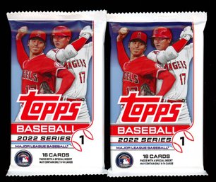 2022 TOPPS BASEBALL SERIES 1 PACKS ~ 16 CARDS PER PACK