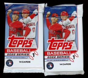 2022 TOPPS BASEBALL SERIES 1 PACKS ~ 14 CARDS PER PACK