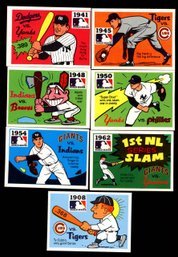 1971 Fleer Laughlin World Series LOT OF 7 NM