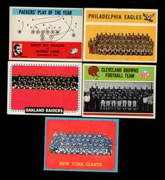 1960'S TOPPS & PHILADELPHIA FOOTBALL TEAM CARDS