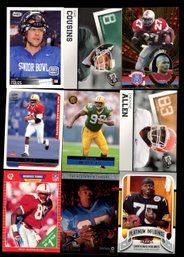 NFL ROOKIE LOT OF 9