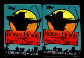 1991 TOPPS ROBIN HOOD TRADING CARD PACKS