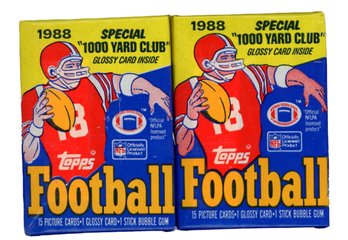 1988 Topps Football Packs Factory Sealed ~ Bo Jackson Rookie Year