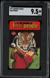Tiger Woods Rookie Card 1997 CARDWON PROMO CARD SGC 9.5