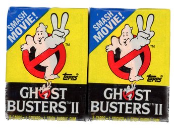 1989 TOPPS GHOST BUSTERS 2 TRADING CARD PACKS FACTORY SEALED VINTAGE NON SPORT