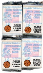 1989 UNC BASKETBALL PACKS JORDAN COLLEGE CARDS