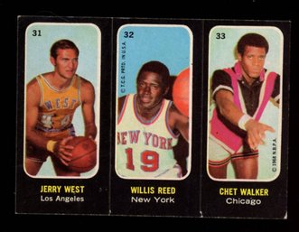 1971 Topps Stickers #31 West/Reed/Walker