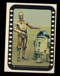 1977 STAR WARS STICKER R2-D2 C-3PO