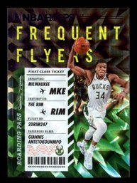 2020 NBA HOOPS GIANNIS FREQUENT FLYERS SP