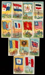 1909 - 1911 T59 SUB ROSA CIGARROS TOBACCO CARDS Flags Of All Nations