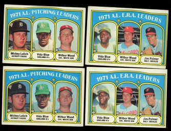 1972 TOPPS BASEBALL LEADERS LOT