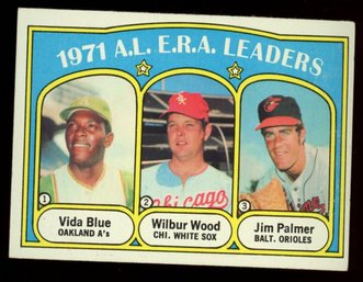 1972 Topps Era Leaders Blue / Wood / Palmer