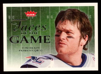 2006 FLEER TOM BRADY FACES OF THE GAME