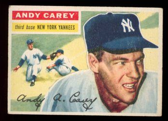 1956 Topps Baseball #12 ANDY CAREY