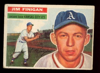 1956 Topps Baseball #22 JIM FINIGAN